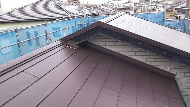 雨仕舞い処理後